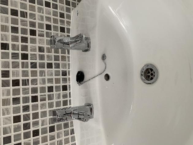 NEW BASIN TAPS INSTALLED